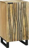 vidaXL Dressoir, naturel, 40 x 33 x 75 cm, massief mangohout