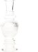 Bougeoir sans marque Venice - verre - nervuré transparent - D5,7 x H15 cm
