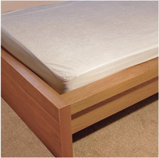 Aidapt Matrasbeschermer Kingsize - Hypoallergeen - Wit - Katoen - 200x150cm