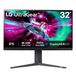 LG 32GR93U-B computer monitor 80 cm (31.5") 3840 x 2160 Pixels 4K Ultra HD LCD Zwart, Grijs, Paars