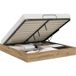 Prolenta Maison Exclusive Lit plateforme de style ottoman, fabrication artisanale, en chêne, dimensions 160 x 200 cm