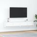 Maison Exclusive - Meuble TV, 2 pièces, blanc, 80x31x25,5 cm, en panneaux de fibres de bois