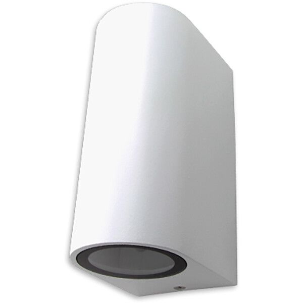 BES LED LED Tuinverlichting - Buitenlamp - Prixa Hoptron - Up en Down - GU10 - Rond - Mat Wit - Aluminium - 150cm