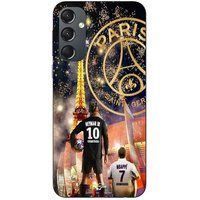 Maniacase Coque Pour Samsung Galaxy A54 Neymar Mbappe