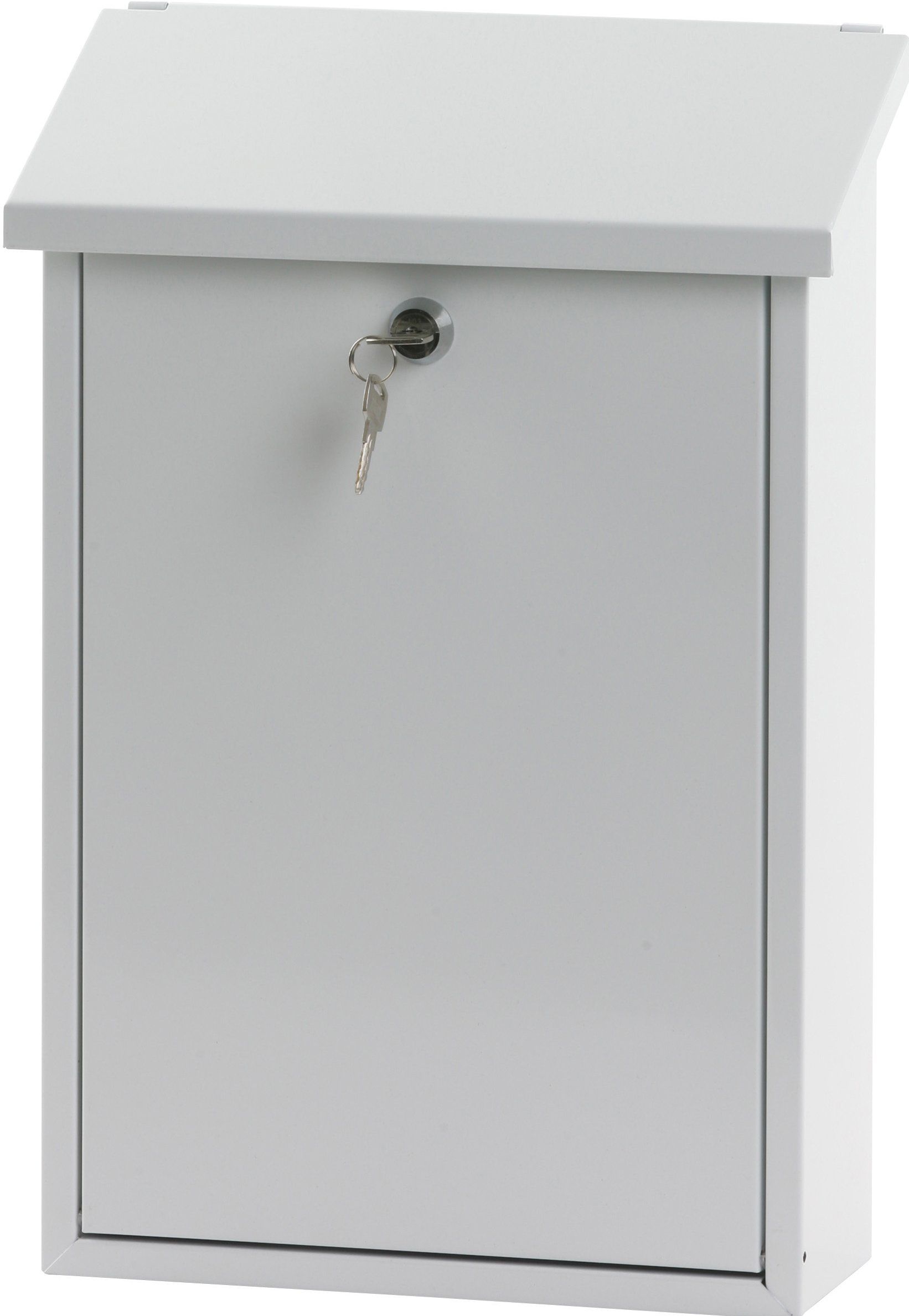 V-part wandbrievenbus wit 40x12cm