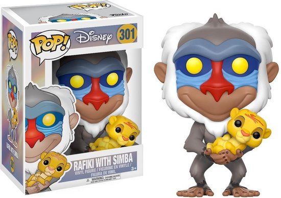 Funko Pop! Disney: The Lion King Rafiki With Simba - Verzamelfiguur