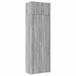 VidaXL Hoge kast, grijs Sonoma, 70x42,5x225 cm, houtvezel