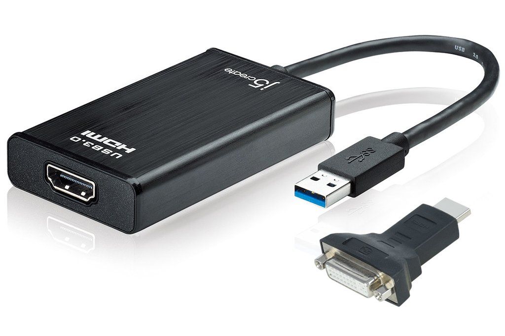 j5 create JUA350 USB grafische adapter - Zwart