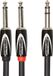 Roland Black Series Verbinding insert/splitkabel - 6, 3 mm TRS naar 2x 6, 3 mm jack, lengte: 3m - RCC-10-TR28V2