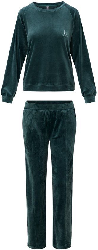 LingaDore Sweat huispak Vrouwen Effen Lange mouw Ponderosa pine XXL