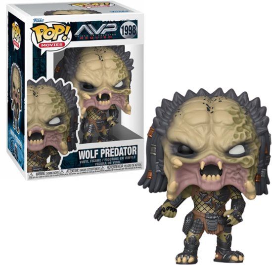 Funko Alien vs. Predator Wolf Predator (Chase Edition mogelijk!) vinylfiguur 1998 Unisex Funko Pop! - Neutraal - Standard