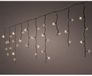 Lumineo Led Icicle 5 meter 119 LED zwart/soft gold