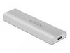 Delock 42634 boîtier pour stations de stockage boîtier SSD Argent M.2