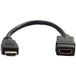 StarTech.com 15cm High Speed HDMI Port Saver Kabel St/Bu - Ultra HD 4k x 2k HDMI-kabel (HDMIEXTAA6IN)