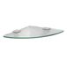 TATAY Plank Dubbel van Aluminium en Glas Gepolijst met 35x12,5x35 cm