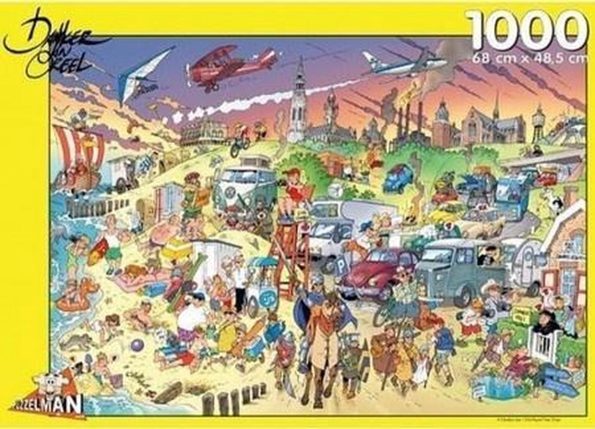 Puzzelman Puzzel - Strand - Danker Jan (1000)