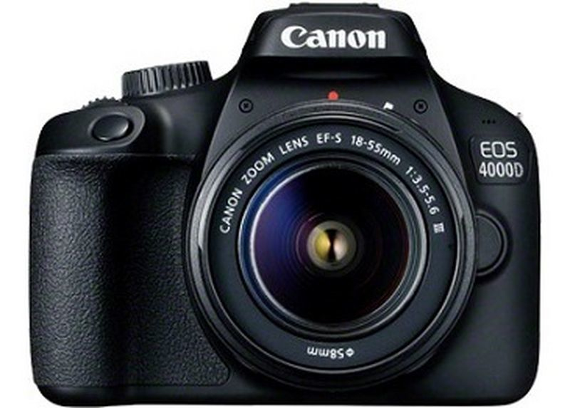 Canon EOS 4000D + 18 - 55mm DC zwart