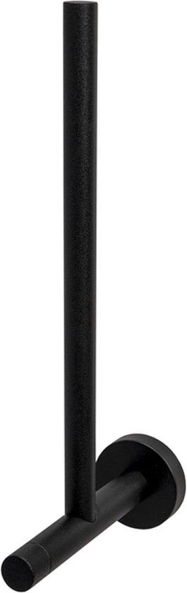 Haceka Kosmos Toilet Roll Holder - Black - 2 Rolls