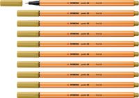 STABILO point 88 Fineliner - Khaki - 10 stuks