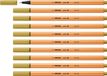 STABILO point 88 Fineliner - Khaki - 10 stuks