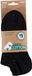 Apollo Chaussettes pour baskets Élasthanne/Coton biologique Noir 4 Paires Taille 39/42