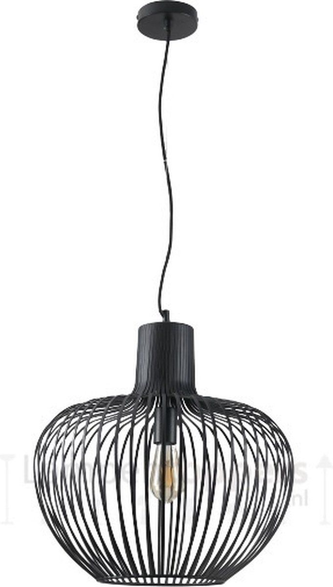 LT-Luce Arraffone Hanglamp Zwart 45cm Ø - Metaal - E27 - 8720143022715