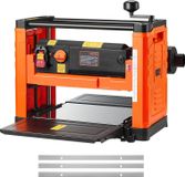 Dickenfrees - Raboteuse - Établi 330 mm - Deux vitesses - Trois lames - Moteur 2000 W - Vitesse 23.500 tr/min - Rouleaux doubles
