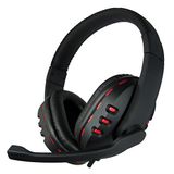 AvP G2 3,5 mm headset in zwart en rood