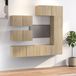 Prolenta Maison Exclusive - Ensemble de meubles TV 6 pcs Chêne sonoma Bois d'ingénierie