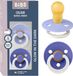 BIBS Colour Glow Fopspeen - 18-48 mnd - 2-pack - Rond - Hush/Grape