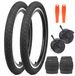 Pneu de vélo 20 pouces - 20 x 2.125 - 30tpi - Pliable - Noir