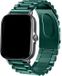 Strap-it Bracelet de montre connectée en acier - Convient pour Amazfit Bip - Vert