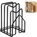 Unyqoos® Organisateur de cuisine compact pour planches à découper et couvercles avec base solide
