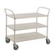 Kongamek Trolley lichtgekleurd 3 plateaus 250 kg