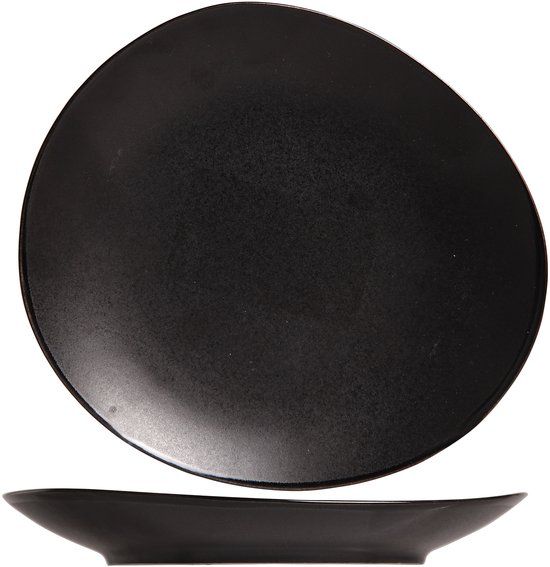 Cosy & Trendy Gebaksbordjes Vongola Black - 4 Stuks