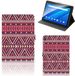 Lenovo Tab E10 Hoes Aztec Paars