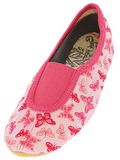 BECK Huisschoenen 'Papillon' pitaja roze / pastelroze