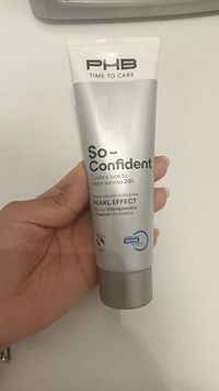 PHB Time to Care | SO-CONFIDENT | Pearl Effect | MENTHOL FLAVOR | TOOTHPASTE