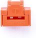 COMXI Smart Keeper Essential RJ45 Port Lock (10x) + Lock Key Basic (1x) - Orange