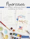 Americana: Trace and Paint Watercolor Projects