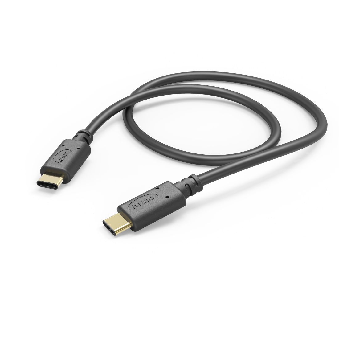 Hama USB-C Kabel - 1m - Zwart