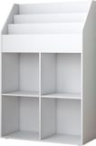 Vicco Conny Kinderboekenkast – 72 x 111 cm met 4 legplanken voor vouwdozen Wit