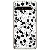 ERT GROUP Telefoonhoes voor Samsung S10 5G origineel en officieel gelicentieerd Disney patroon Minnie and Mickey 007 optimaal aangepast aan de vorm van de mobiele telefoon, hoes van TPU