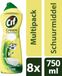 Cif Citroen Cream - 8 x 750 ml - Schuurmiddel - Voordeelverpakking