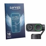 Savvies Screenprotector voor Insta360 Link 2 (Lens) - Folie Beschermfolie transparant 18 Stuks