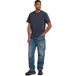 G-Star Rovic 3d Loose Denim Worn In Mountain Dusk Taille: W28L30 | Jeans relaxed fit Outlet | Homme | Bleu