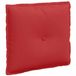 vidaXL Coussin de dossier Rouge Tissu 50 x 19 x 45 cm