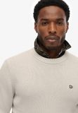 Superdry Preppy Cotton Jumper M6110717a Prg Sailcloth White Mannen Maat - XXL