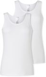 Schiesser 2PACK Top hemdjes Modern Multipacks - Dames Onderhemd wit