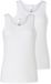 Schiesser 2PACK Top hemdjes Modern Multipacks - Dames Onderhemd wit